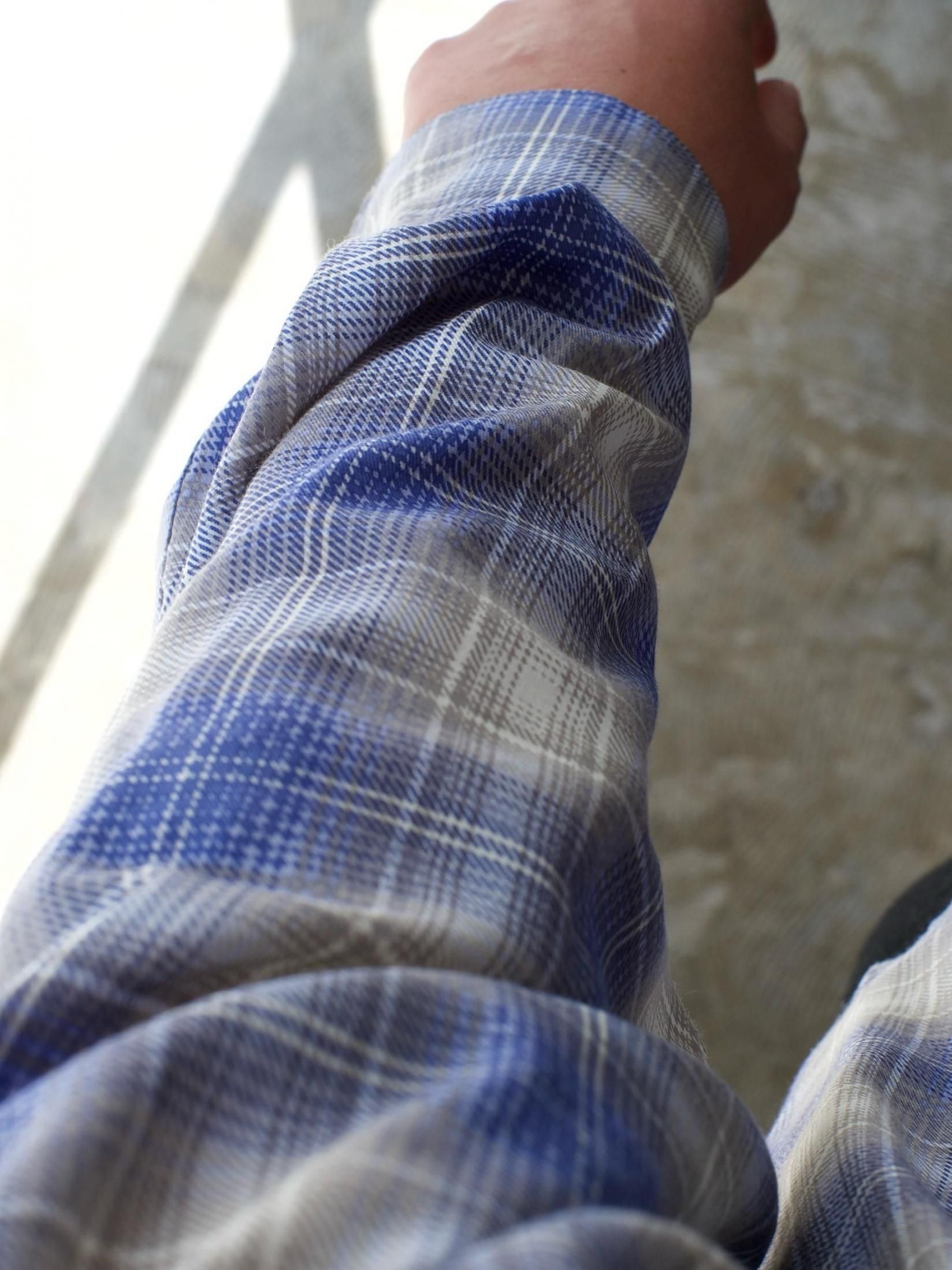 john mason smith プリントチェックシャツ　25AW JOHN MASON SMITH ジョン メイソン スミス 25awのアイテムを