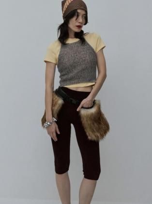 <img class='new_mark_img1' src='https://img.shop-pro.jp/img/new/icons6.gif' style='border:none;display:inline;margin:0px;padding:0px;width:auto;' />Mediam ߥǥ 25aw / Mole Knit Half Pants - Burgundy