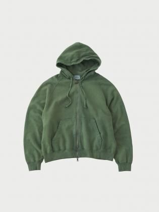 <img class='new_mark_img1' src='https://img.shop-pro.jp/img/new/icons6.gif' style='border:none;display:inline;margin:0px;padding:0px;width:auto;' />URU  25aw " Zip up sweat " T.Green