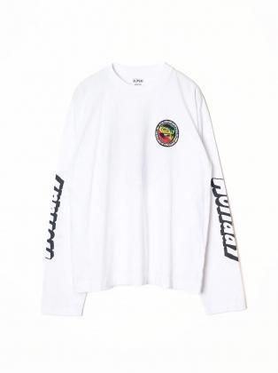 <img class='new_mark_img1' src='https://img.shop-pro.jp/img/new/icons6.gif' style='border:none;display:inline;margin:0px;padding:0px;width:auto;' />HOLIDAY ۥǥ 25aw " SUPER FINE L/S T-SHIRTRASTER CIRCLE) " WHITE