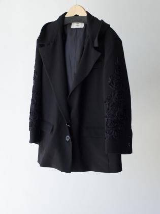 <img class='new_mark_img1' src='https://img.shop-pro.jp/img/new/icons6.gif' style='border:none;display:inline;margin:0px;padding:0px;width:auto;' />FUMIE=TANAKA եߥʥ 25aw / food jacket  BLACK