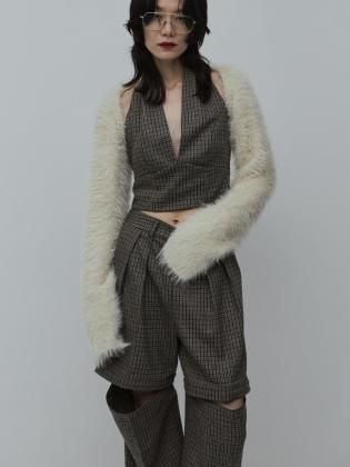 <img class='new_mark_img1' src='https://img.shop-pro.jp/img/new/icons6.gif' style='border:none;display:inline;margin:0px;padding:0px;width:auto;' />Mediam ߥǥ 25aw / Check Halter Top - Gun club Check