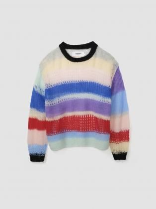 <img class='new_mark_img1' src='https://img.shop-pro.jp/img/new/icons6.gif' style='border:none;display:inline;margin:0px;padding:0px;width:auto;' />JANE SMITH 󥹥ߥ 25aw " MOHAIR RANDOM BORDER CREW  " RANDOM BORDER 