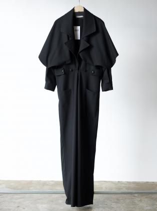 <img class='new_mark_img1' src='https://img.shop-pro.jp/img/new/icons6.gif' style='border:none;display:inline;margin:0px;padding:0px;width:auto;' />ANNIK ˥å 25aw / Military Jumpsuit - BLACK