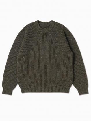 <img class='new_mark_img1' src='https://img.shop-pro.jp/img/new/icons6.gif' style='border:none;display:inline;margin:0px;padding:0px;width:auto;' />BATONER Хȥʡ 25aw " DONEGAL SIGNATURE CREW NECK " OLIVE