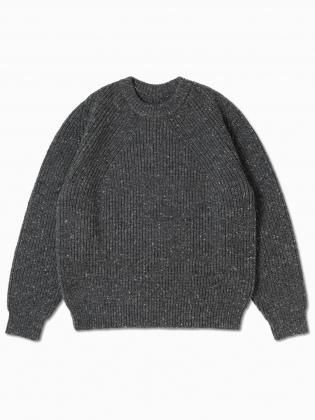 <img class='new_mark_img1' src='https://img.shop-pro.jp/img/new/icons6.gif' style='border:none;display:inline;margin:0px;padding:0px;width:auto;' />BATONER Хȥʡ 25aw " DONEGAL SIGNATURE CREW NECK " CHARCOAL