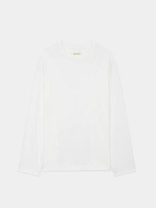 <img class='new_mark_img1' src='https://img.shop-pro.jp/img/new/icons6.gif' style='border:none;display:inline;margin:0px;padding:0px;width:auto;' />MARKAWARE ޡ 25aw 
" ˥åGIZA 60/3 ХХŷ եȥեåL/S Tee " White