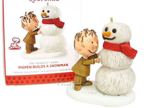 ホールマーク 2013 オーナメント ピーナッツ ピッグペン＆雪だるま Pigpen Builds a Snowman PEANUTS  スヌーピーと仲間たち - FAR-OUT