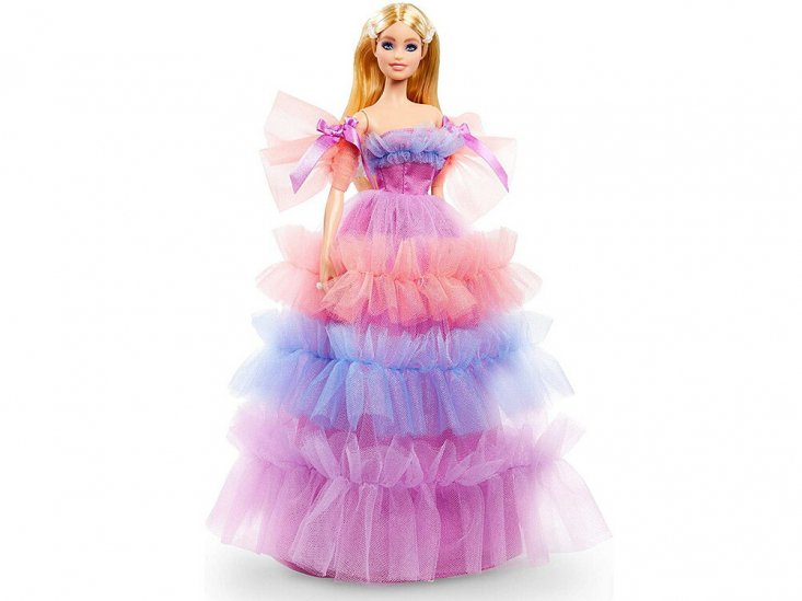 新品/Barbie 人形★バースデー♡ローズドレス