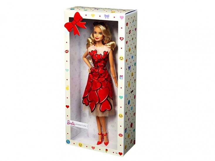 バービー バレンタイン セレブレーション ドール 人形 ハートのドレス