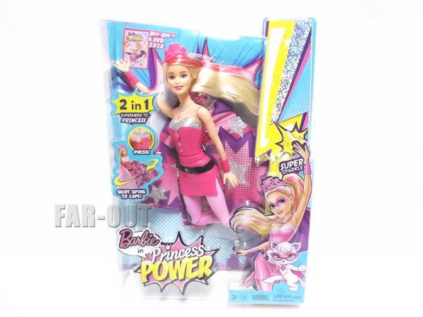 バービー プリンセスパワー バービー 2 in 1 スーパーヒーロードール 人形 Barbie in Princess Power - FAR-OUT