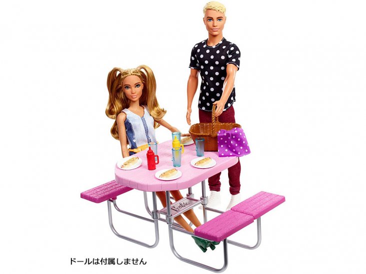 バービー ホットドッグ ピクニック プレイセット テーブル 家具 Barbie ...