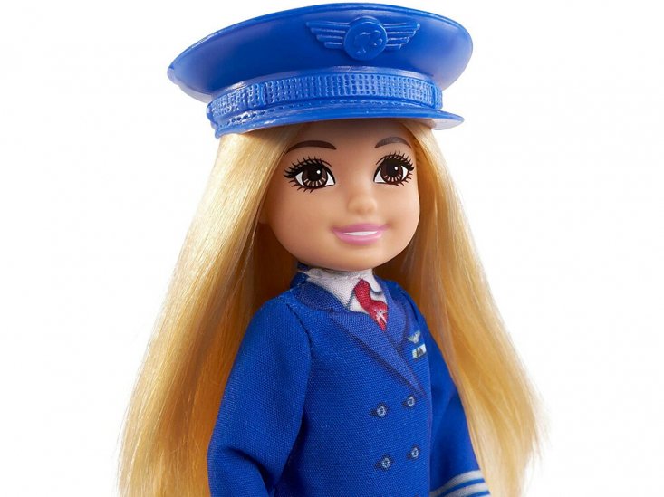バービー チェルシー パイロット ドール 小物付き 人形 飛行機 機長