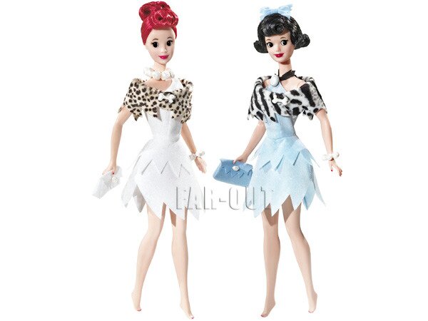 原始家族フリントストーン バービー ドール 人形 ギフトセット THE FLINTSTONES Barbie (M1211) - FAR-OUT