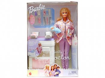 バービー ベビードクター ハッピーファミリー 赤ちゃんのドール付き ドール 人形 お医者さん 小児科医 2002年 Barbie happy family baby doctor