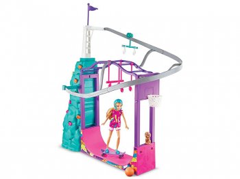Сӡ ơ ȥ꡼ॹݡ ץ쥤å ɡ롦ͷդ ࡦơ Barbie Team Stacie Extreme Sports Playset (GKB61)