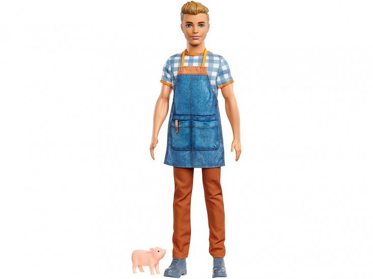 バービー ケン ファーマー ドール 子ぶたのフィギュア付き スイート・オーチャード・ファーム 人形 果樹園 農家 Barbie Sweet  Orchard Farm Ken Doll, Sandy B FAR-OUT