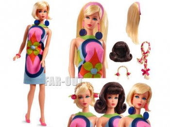 Сӡ إե 50ǯǰ 2017  ɡ ͷ Barbie Hair Fair Reproduction