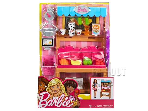 バービー お買い物 プレイセット グロサリースタンド 家具 Barbie