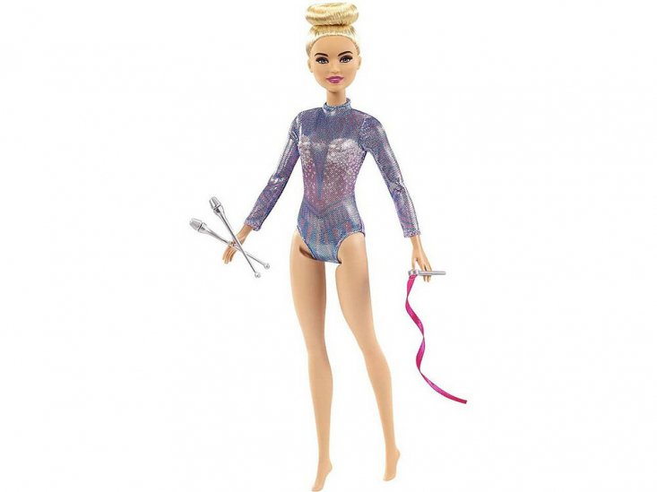 バービー 新体操 リボン こん棒 ドール 人形 クラブ Barbie Rhythmic Gymnast Doll You can be  anything (GTN65) - FAR-OUT