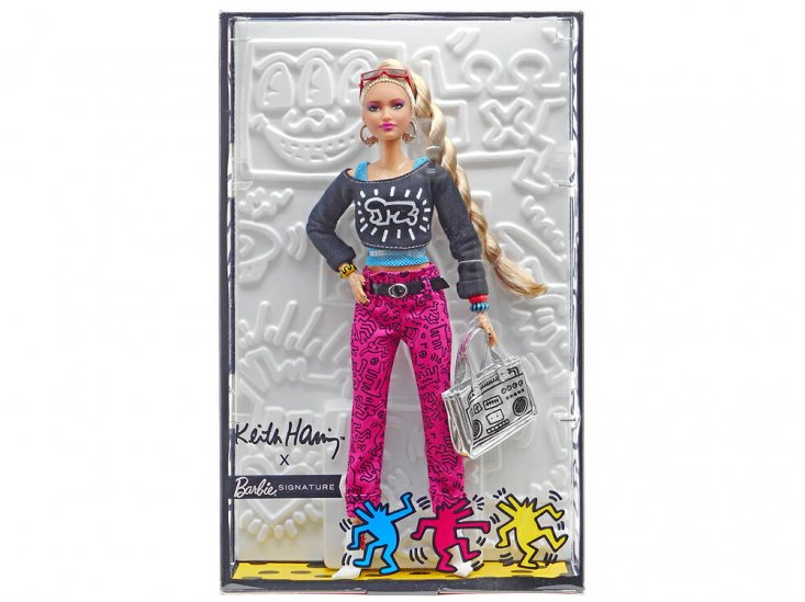 バービー キース・ヘリング ドール 人形 ポーザブル Keith Haring X