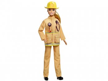 バービー 60周年記念 消防士 ドール 人形 ファイヤーファイター Barbie Careers 60th Anniversary Firefighter Doll (GFX29)