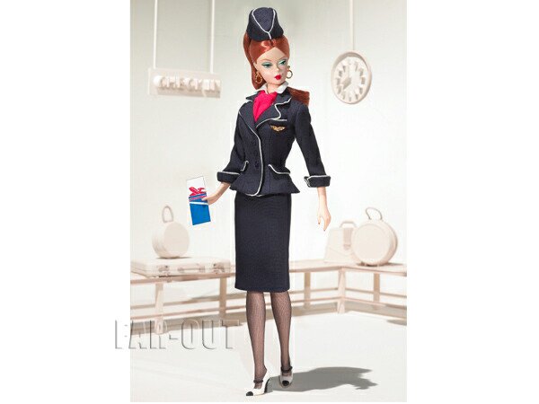 バービー Barbie Fashion Model The Stewardess スチュワーデス ...