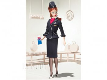 バービー Barbie Fashion Model The Stewardess スチュワーデス キャビンアテンダント ファッションモデル・コレクション ドール 人形 フライトアテンダント