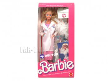 Doctor Barbie ドクター バービー 医者 ドール 人形 着せ替え付き 1987年 ヴィンテージ