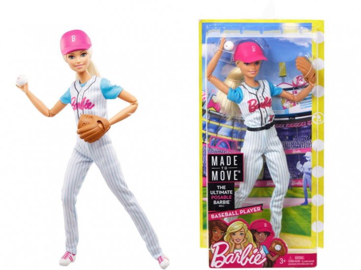 バービー ベースボール プレーヤー 野球選手 メイドトゥームーブ ポーザブル ドール 人形 Barbie Baseball Player Made  To Move - FAR-OUT