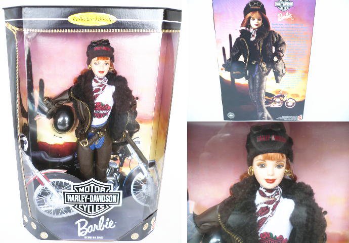 ハーレーダビッドソン バービー シリーズNo2 こげ茶色の革ジャンとパンツ Harley Davidson Barbie - FAR-OUT