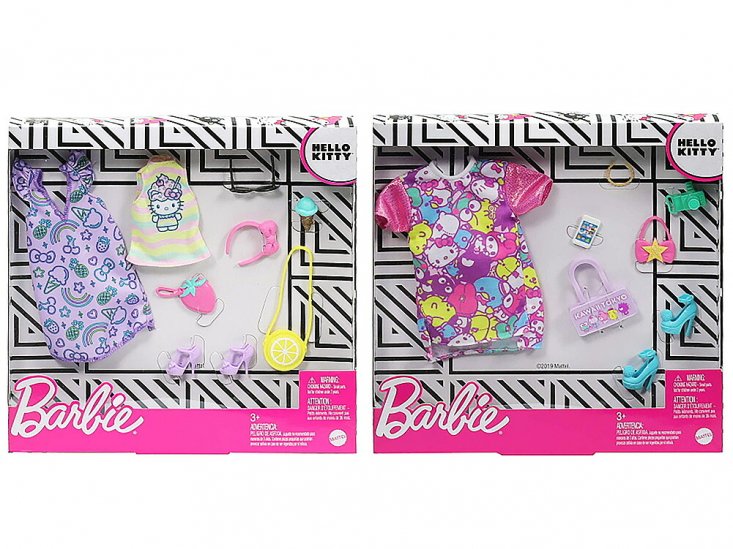 バービー ライセンスファッション ストーリー サンリオキャラクターズ ハローキティ 着せ替え 2点セット マテル ファッション 衣装 Barbie  Fashion Sanrio Hello Kitty FAR-OUT