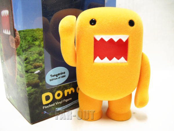 Domo どーもくん ビニール フィギュア オレンジ - FAR-OUT