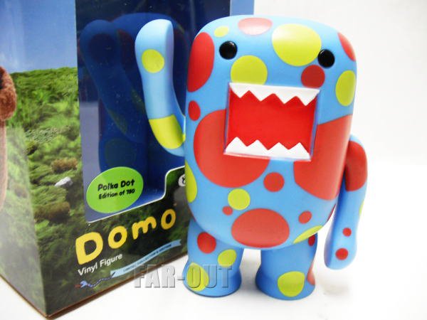 Domo どーもくん ビニール フィギュア ポルカドット 水玉模様 - FAR-OUT