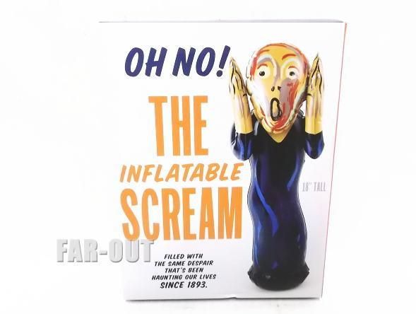 ムンクの叫び The Scream インフレータブル ビニール ドール 人形 