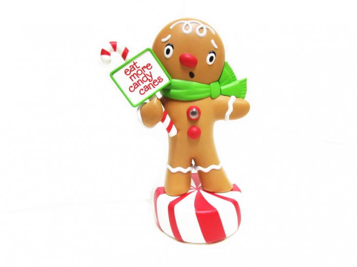 ホールマーク 2011 Wisecrackin Gingerbread Boy ジンジャーブレッドボーイ トーキング＆シンギング フィギュア  フィギュアリン - FAR-OUT