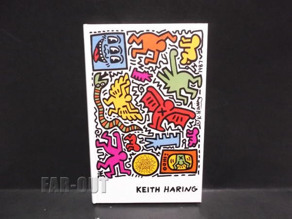 キース・ヘリング アート ハードカバー ノートブック Pop Shop Tokyo Keith Haring Blank Book - FAR-OUT