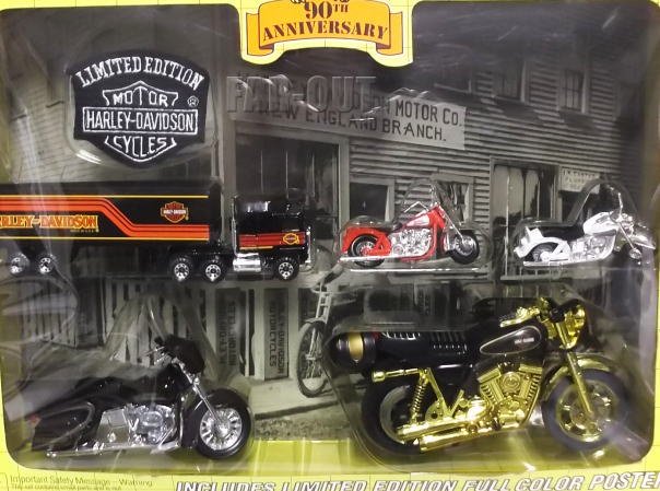 MATCHBOX ハーレーダビッドソン 90周年記念版 1992年 バイク トラック