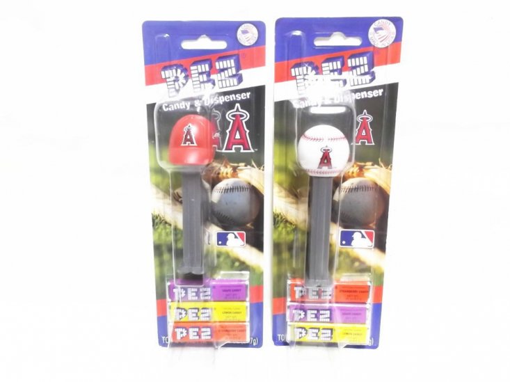 PEZ ロサンゼルス エンゼルス オブ アナハイム ベースボールキャップ＆ボール 2点セット 野球 ペッツ LOS ANGELES ANGELS -  FAR-OUT