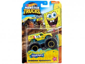 ホットウィール スポンジボブ モンスタートラック メタルダイキャストカー ミニカー ニコロデオン Hot Wheels SpongeBob Monster Trucks