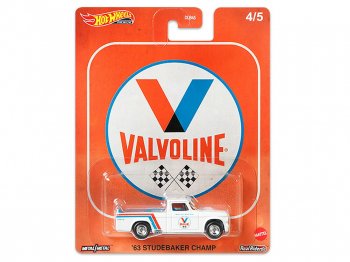 ۥåȥ ݥåץ㡼 Vintage Oil ᥿㥹 ߥ˥ 63 塼ɥ٥ Хܥ Hot Wheels Studebaker Champ VALV