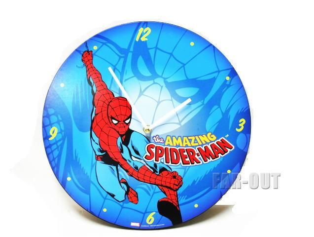 アメージングスパイダーマン　ウォール　クロック アメージングスパイダーマンウォールクロック