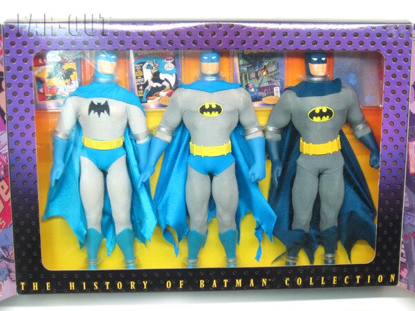 箱にスレ傷色落ちザ・ヒストリー・オブ・バットマン・コレクション 1996 レアカード付　状態良好