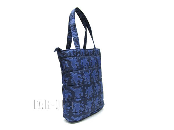 MoMA ユニクロ キース・ヘリング ダンシング ドッグ ブルー アート トートバッグ Keith Haring Dancing Dogs Tote  Uniqlo - FAR-OUT