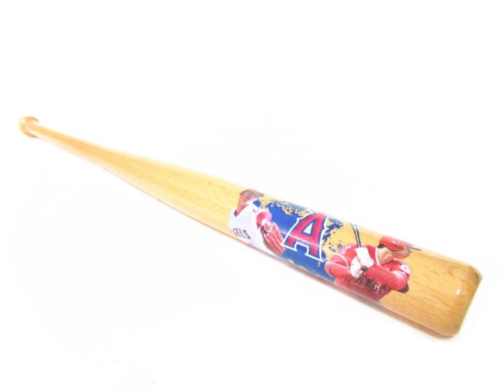大谷翔平 ミニバット 木製 ロサンゼルス エンゼルス ベースボール 野球 MLB Shohei Ohtani Wooden Baseball Bat  - FAR-OUT