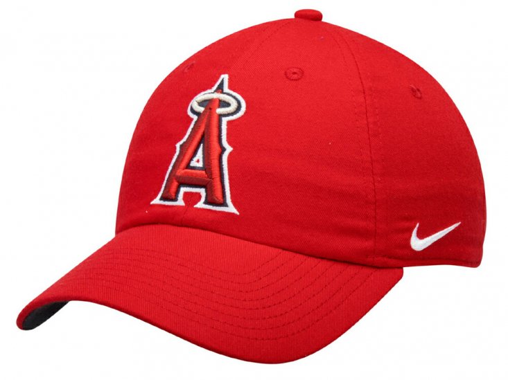 NIKE ロサンゼルス エンゼルス オブ アナハイム ロゴ ベースボールキャップ ゴルフキャップ ナイキ DRI-FIT 野球 帽子 RED 大リーグ  MLB NEW ERA LOS ANGELES - FAR-OUT