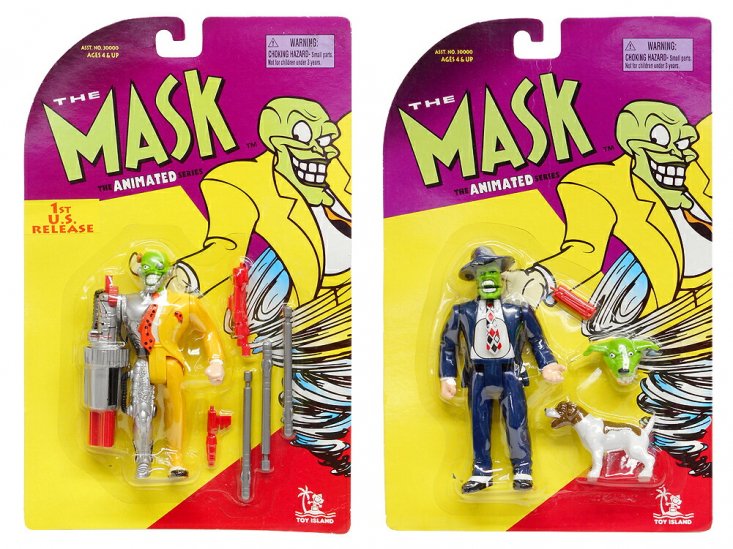 マスク・アニメーション アクションフィギュア 6点セット ブリスターパッケージ The Mask The Animated Series 1997 -  FAR-OUT