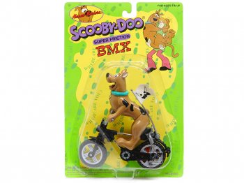 スクービー・ドゥー BMX フリクション 自転車 フィギュア 1996年 ハンナ・バーベラ Scooby-Doo Super Friction  Toy BMX Bicycle