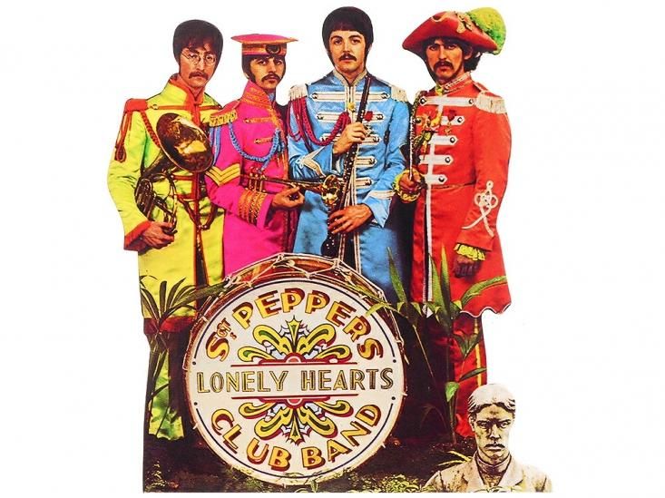 ビートルズ サージェント・ペパーズ・ロンリー・ハーツ・クラブ・バンド ディスプレイ スタンド ボード 1990年 The Beatles SGT  Peppers Cardboard Display S - FAR-OUT