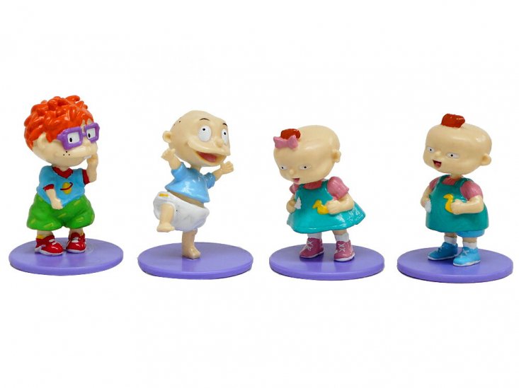 ラグラッツ PVCフィギュア 7点コンプリートセット 1997年 ニコロデオン Nickelodeon Rugrats PVC Figures  Applause - FAR-OUT